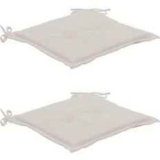 vidaXL 2-pack Stolehynde Hvid (50x50cm)