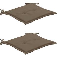 vidaXL 2-pack Stolehynde Brun (50x50cm)