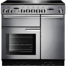 90cm - Stainless Steel Ceramic Cookers Rangemaster PROP90ECSS/C Professional Plus 90cm Ceramic Stainless Steel