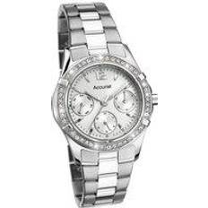 Accurist Watches Accurist Ladies Crystal Bezel Bracelet (8201)