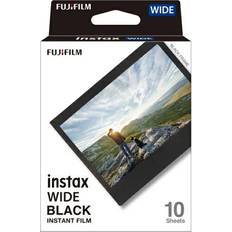 86x108mm (Instax Wide) Instant Film Fujifilm Instax Wide Black 10 Sheets