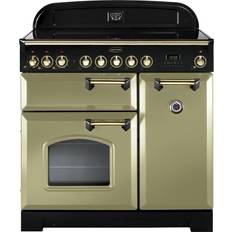 Rangemaster 90cm Cookers Rangemaster CDL90ECOG/B Classic Deluxe 90cm Electric Ceramic Green