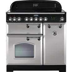 Rangemaster 90cm Ceramic Cookers Rangemaster CDL90ECRP/C Classic Deluxe 90cm Electric Ceramic Grey