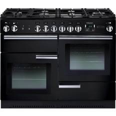 Rangemaster PROP110DFFGB/C Professional Plus 110cm Dual Fuel Black, Stainless Steel