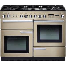 110cm - 6 Burners Induction Cookers Rangemaster PROP110DFFCR/C Professional Plus 110cm Dual Fuel Beige, Chrome