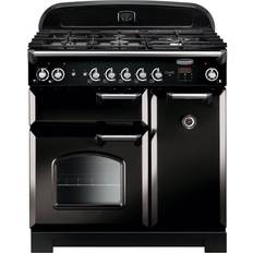 90cm Gas Cookers Rangemaster CLA90DFFBL/C Classic 90cm Dual Fuel Black