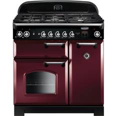 Cookers Rangemaster CLA90DFFCY/C Red, Chrome