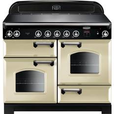 110cm - Catalytic Induction Cookers Rangemaster CLA110EICR/C Classic 110cm Induction Beige, Chrome