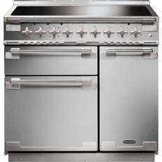 90cm - Convection/ Fan Oven Induction Cookers Rangemaster ELS90EISS/ Elise 90cm Electric Induction Stainless Steel