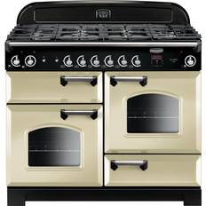 Rapid Cooling Hob Gas Cookers Rangemaster CLA110NGFCR/C Classic 110cm Gas Beige, Chrome