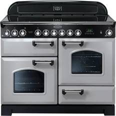 110cm - Convection/ Fan Oven Ceramic Cookers Rangemaster CDL110ECRP/C Classic Deluxe 110cm Electric Grey