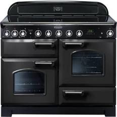 Cookers Rangemaster CDL110ECCB/C Classic Deluxe 110cm Ceramic Charcoal Black