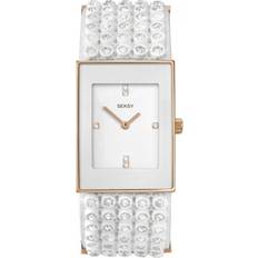 Seksy Wrist Watches Seksy Ladies Stone Set Bracelet (4855)