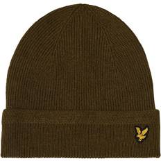 Lyle & Scott Racket Rib Beanie - Olive