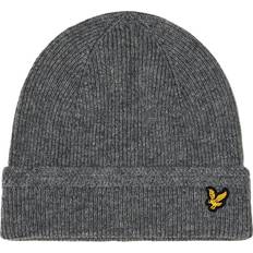 Lyle & Scott Bonnet Laine Noir Gris