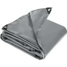 Tectake Almacenamientos y Cubiertas para Patio tectake Lona De Tela Impermeable Gris - 2 x 3 m