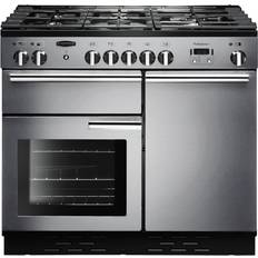 100cm - 5 Burners Gas Cookers Rangemaster PROP100DFFSS/C Stainless Steel