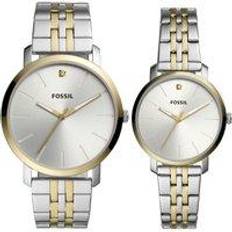 Analog - Unisex - Vattentät Armbandsur Fossil His and Her Watch Gift Set (BQ2467SET)