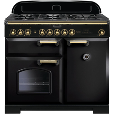 Rangemaster CDL100DFFBL/B Classic Deluxe 100cm Dual Fuel Black