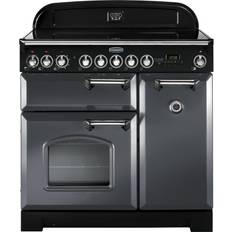 90cm - Gas Ovens Induction Cookers Rangemaster CDL90EISL/C Classic Deluxe 90cm Electric Induction Grey