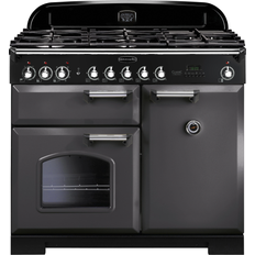 Cookers Rangemaster Classic Deluxe CDL100DFFSL/C 100cm Dual Fuel Grey