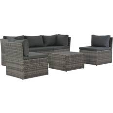 vidaXL 44723 Loungesæt, 1 borde inkl. 2 stole & 1 sofaer