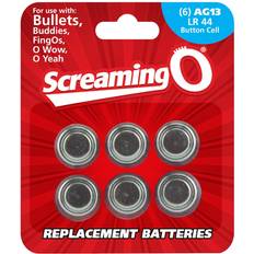 Ag13 batterier och laddbart Screaming O AG13 6-pack