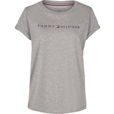 Tommy Hilfiger Logo Cotton T-shirt - Grey Heather