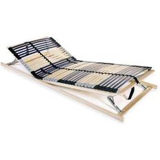 vidaXL 42 Ribbed base Sängram