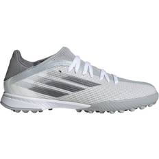 Adidas Mesh Football Shoes adidas Junior X Speedflow.3 TF - Cloud White/Iron Metallic/Solar Red