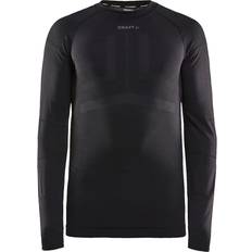 Polyamide Base Layer Tops Craft Active Intensity CN LS Baselayer Men - Black