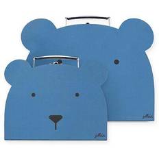 Jollein Barnrum Jollein Leksaksväskor Animal Club Rostblå 2-pack