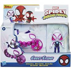 Ghost spidey Maskerad Hasbro Spidey & His Amazing Friends Ghost Spider & Copter Cycle Vehicle