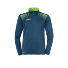 Sweaters Uhlsport Goal 14 Zip Top Unisex - Petrol/Flashgreen