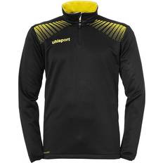 Sweaters Uhlsport Goal 14 Zip Top Unisex - Black/Lime Yellow