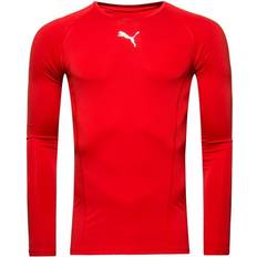 Homme - Rouge Hauts de Couche de Base Puma Baselayer Manches Longues - Rouge