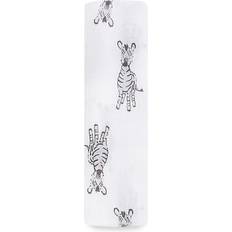 Essentials Cotton Muslin Swaddle Safari Babes Zebra