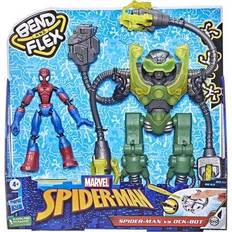 Hasbro spiderman figur Hasbro Spiderman Bend and Flex-figurer Spiderman vs Ock-Bot