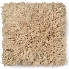 Ull Pynteputer Ferm Living Meadow High Pile Komplett pyntepyte Beige (50x50cm)