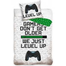 Gamer sengetøj Gamer Bedding Level Up 140x200cm