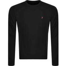 Ajustado Suéteres Farah Vintage Tim Sweatshirt - Black