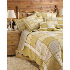 Square Bedspreads Riva Home Honeybee Bedspread Yellow (265x265cm)