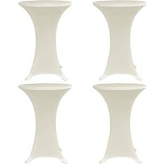 Beige Manteles vidaXL 279075 4-pack Mantel Beige