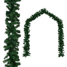 Decorazioni per Feste vidaXL Garland Christmas Wreath Green