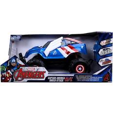 Radiostyrte leker Jada Marvel Avengers Captain America Shield Attack RTR