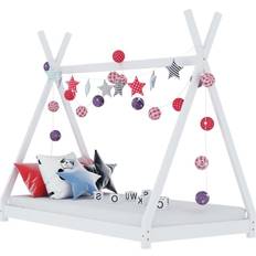 Accessori per letto vidaXL Giroletto Per Bambini In Legno Massello Di Pino 90x200 cm 38.6x81.9"