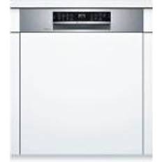 Bosch SMI6ECS93E Hvid, Rustfrit stål