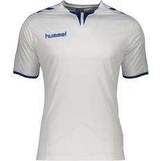 Hummel Core SS Poly Jersey Unisex - White/True Blue