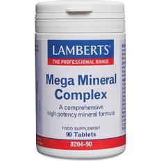 Cobre Vitaminas y Minerales Lamberts Mega Mineral Complex 90 pcs