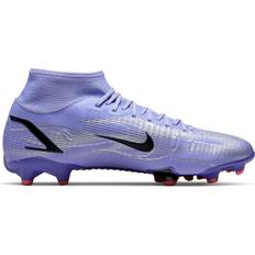 Nike x Mercurial Superfly 8 Academy KM MG - Light Thistle/Indigo Burst/Bright Crimson/Metallic Silver